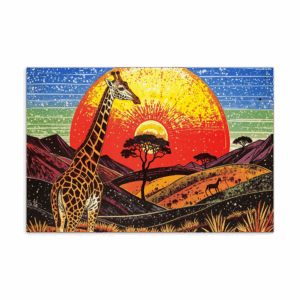 'Desert Sundial 02' postcard