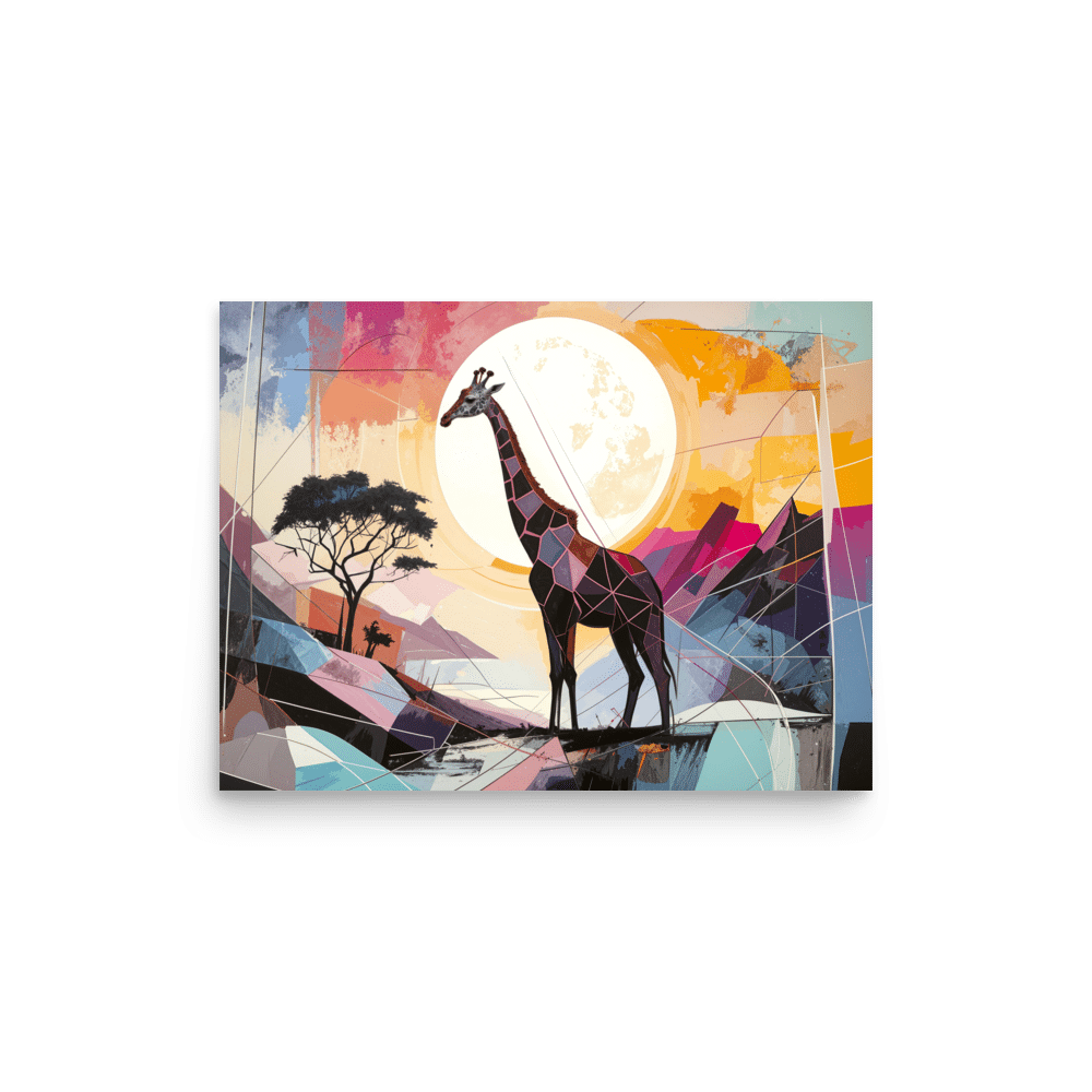 'Giraffe Abstract 01' art print - Image 2