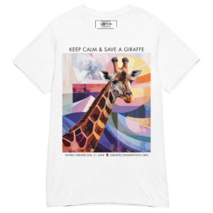 'Giraffe Abstract 03' women's tee