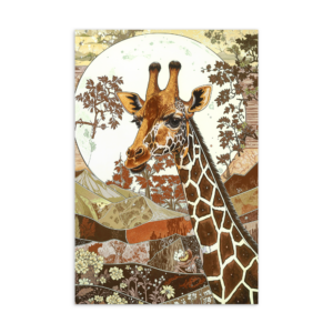 'Giraffe Tapestry 01' postcard