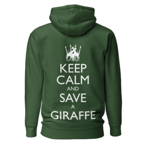 'Keep Calm and Save a Giraffe' hoodie