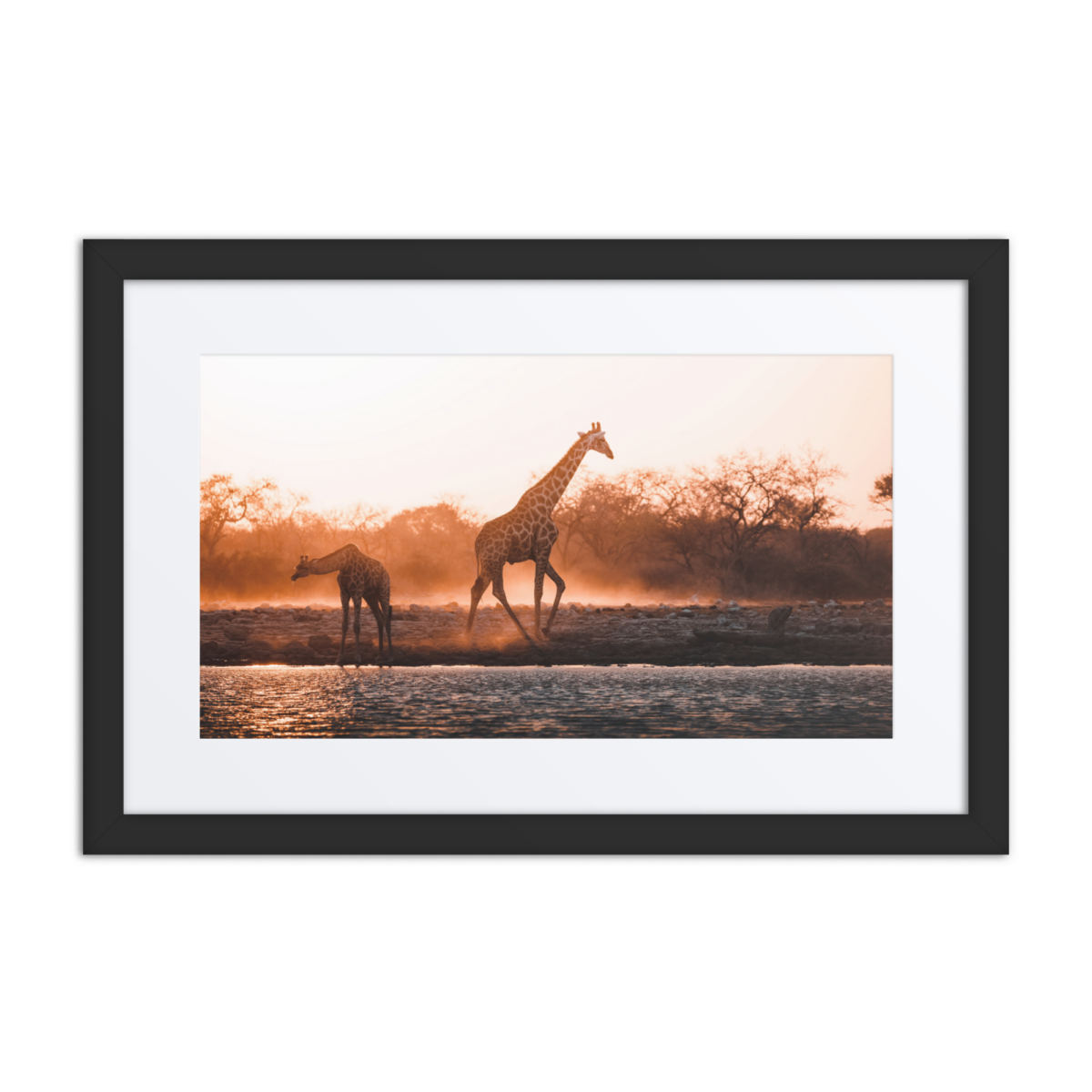 'Lenze-Milde 05' framed art print with mat