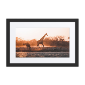 'Lenze-Milde 05' framed art print with mat