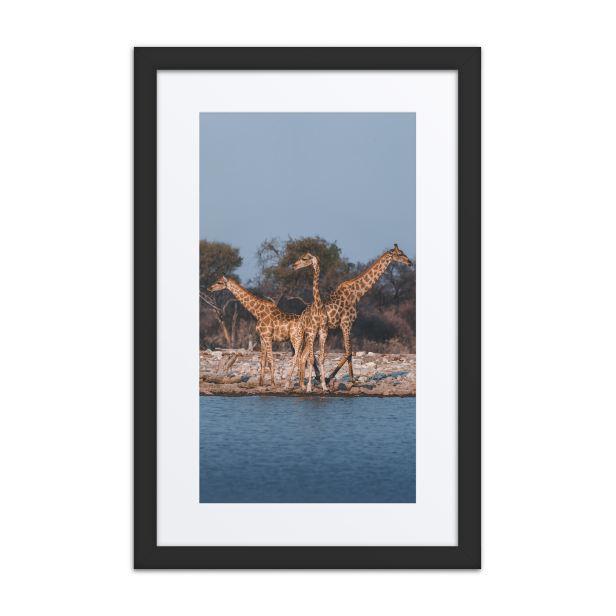 'Lenze-Milde 04' framed art print with mat