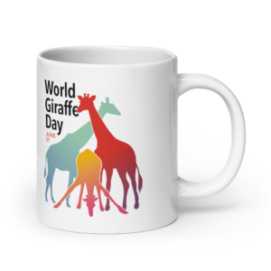 'World Giraffe Day' ceramic mug