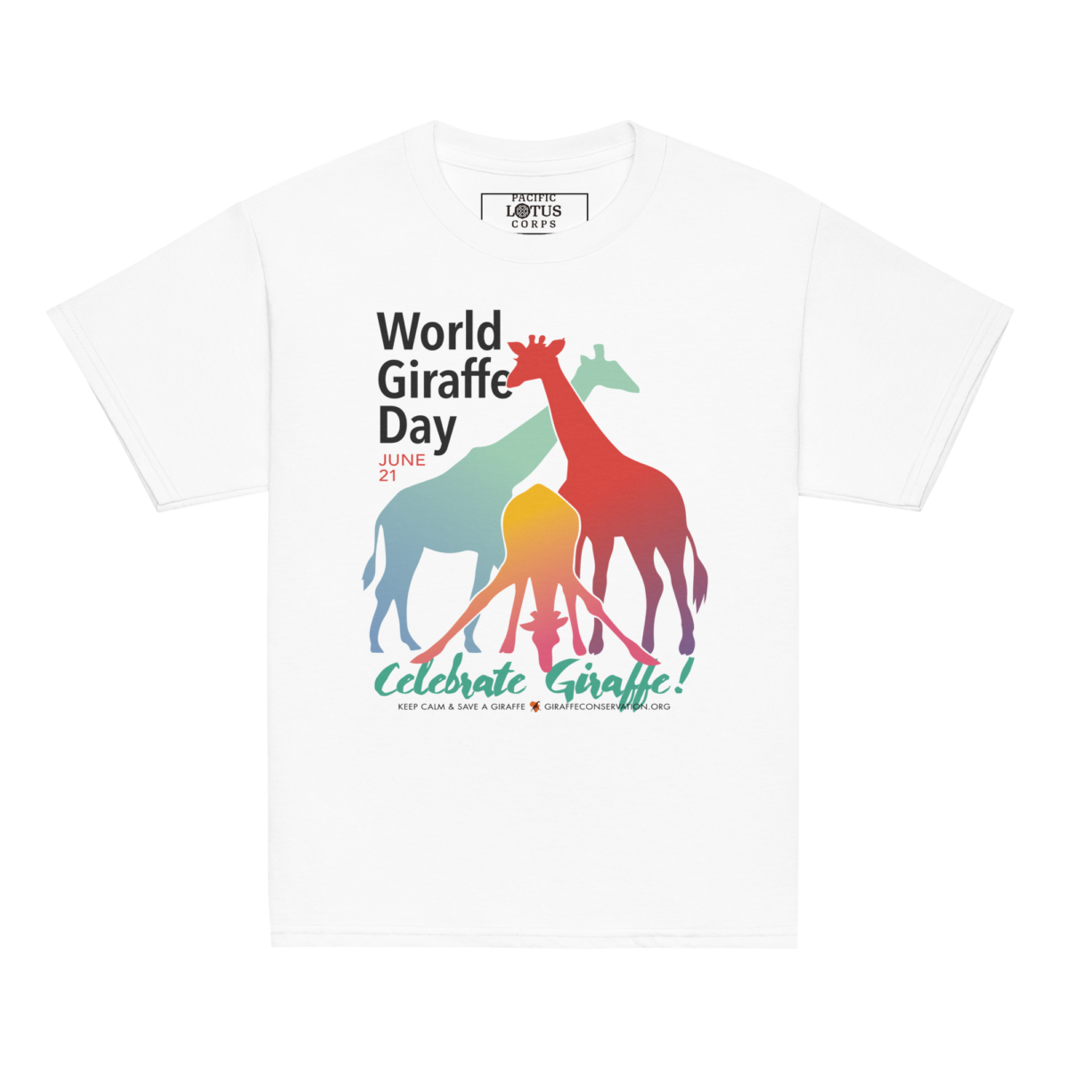 'World Giraffe Day' youth tee